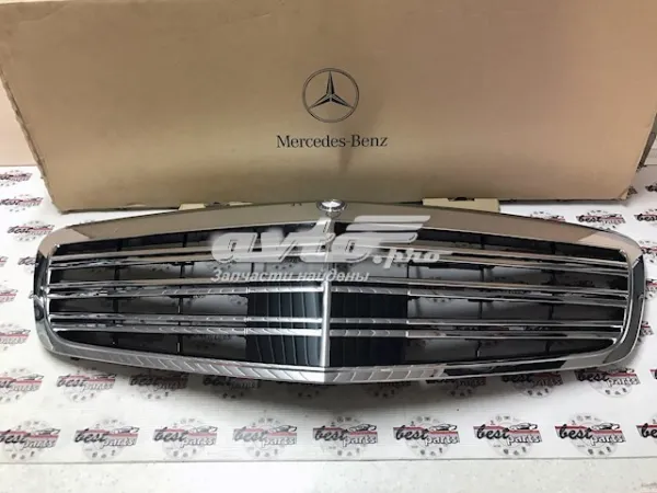 Grelha do radiador A22188006839040 Mercedes