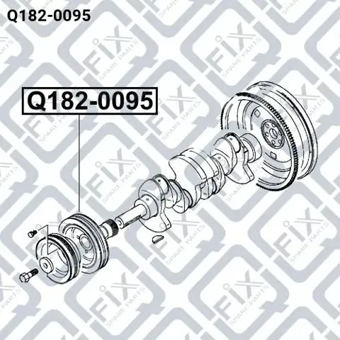 Polia de cambota Q1820095 Q-fix
