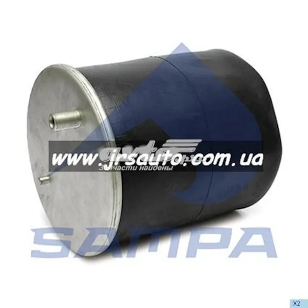 Coxim pneumático (suspensão de lâminas pneumática) do eixo traseiro SP55491201 Sampa Otomotiv‏