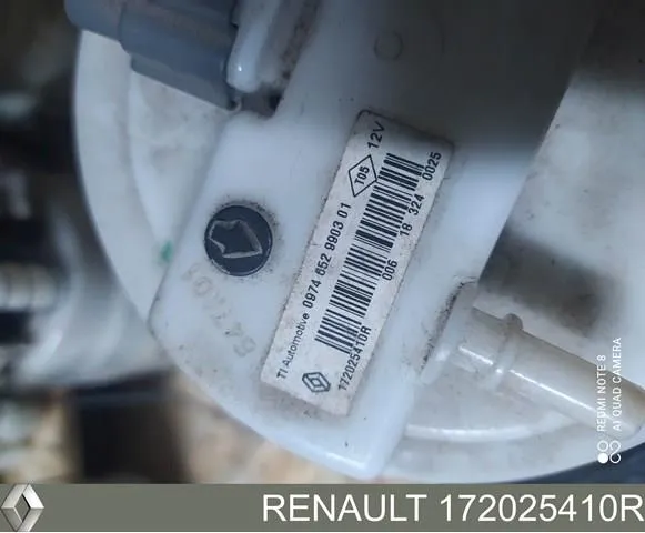 Módulo de bomba de combustível com sensor do nível de combustível 172025410R Renault (RVI)
