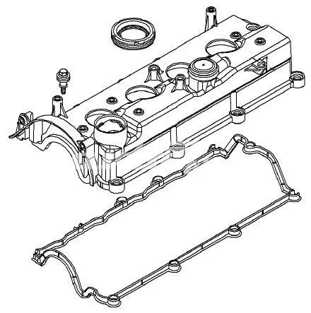 Vedante da tampa de válvulas de motor, anel 98014752 General Motors