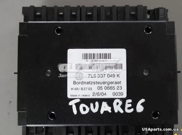 Módulo de direção (Centralina eletrônica) da rede de bordo 7L6937049K VAG