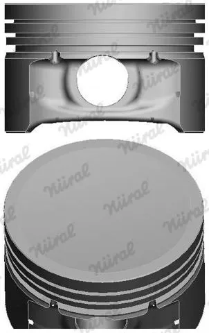 Pistão do kit para 1 cilindro, STD 8745000000 Nural