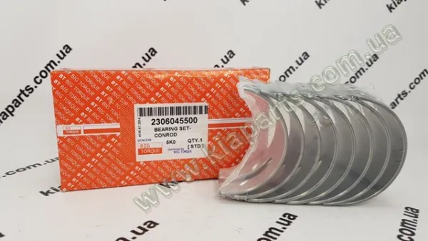 Folhas inseridas de cambota de biela, kit, 3ª reparação ( + 0,75) 230604A940 Hyundai/Kia