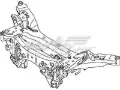 Viga de suspensão traseira (plataforma veicular) Nissan Qashqai J10