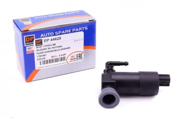 Bomba de motor de fluido para lavador de vidro dianteiro/traseiro EP44625 DP Group