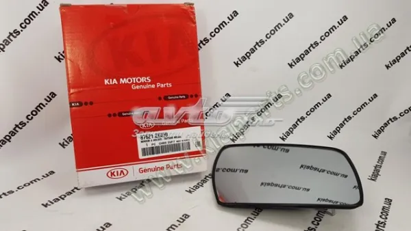 Elemento espelhado do espelho de retrovisão direito 876212K050 Hyundai/Kia