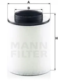 Filtro de ar C17023 Mann-Filter