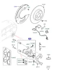 Suporte do freio traseiro direito Land Rover Range Rover L551