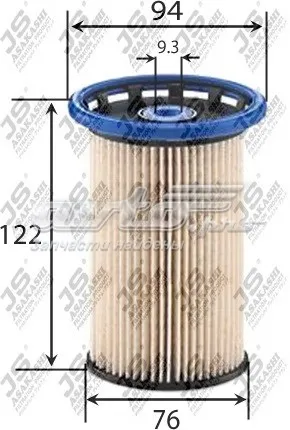 Filtro de combustível FE33001 JS Asakashi