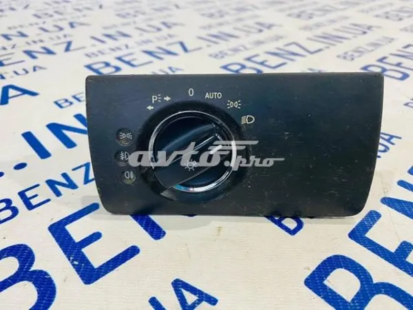 Comutador das luzes no "painel de instrumentos" A1645453004 Mercedes