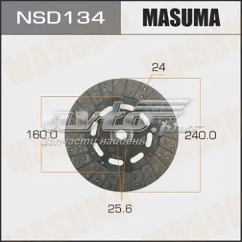 Disco de embraiagem NSD134 Masuma