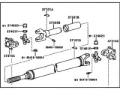 Junta universal traseira montada Toyota Land Cruiser J10