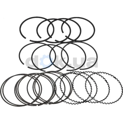 Kit de anéis de pistão de motor, 2ª reparação ( + 0,50) 35913050 TPR