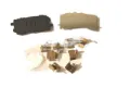 Kit de molas de fixação de sapatas de disco dianteiras Renault Kangoo KC0, KC1