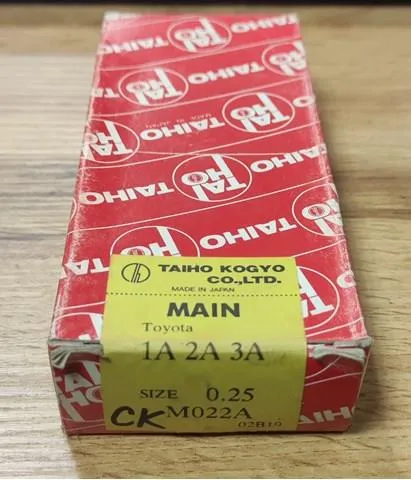 Folhas inseridas principais de cambota, kit, 1ª reparação ( + 0,25) Toyota Tercel carrinha (AL25) (1982 - 1988) preço, a partir de