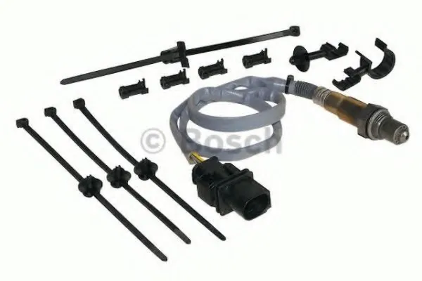 Sonda lambda, sensor de oxigênio até o catalisador 281004148 Bosch