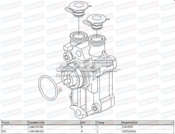 Bomba de combustível mecânica 440020088 Bosch