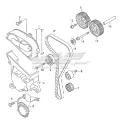 Correia do mecanismo de distribuição de gás Volkswagen Golf CG5, DB5