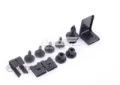 Protetores de lama dianteiros, kit Audi A6 4G2, 4GC