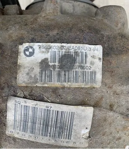 Redutor do eixo traseiro BMW 5 E61