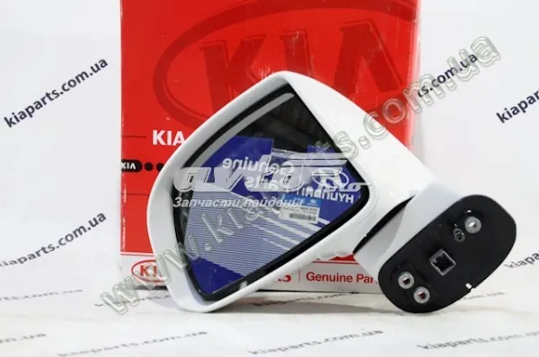 Espelho de retrovisão esquerdo 876101D921 Hyundai/Kia