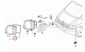 Vidro da luz direita Mercedes V 638