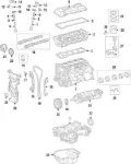 Amortecedor de cadeia do mecanismo de distribuição de gás, esquerdo Toyota RAV4 A4