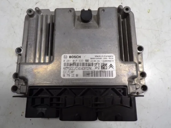 Módulo de direção (Centralina eletrônica) de motor 0281017333 Peugeot/Citroen