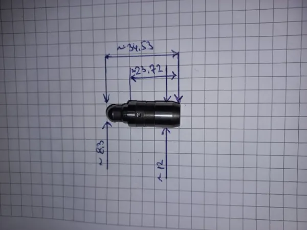 Compensador hidrâulico (empurrador hidrâulico), empurrador de válvulas Ford S-Max CDR