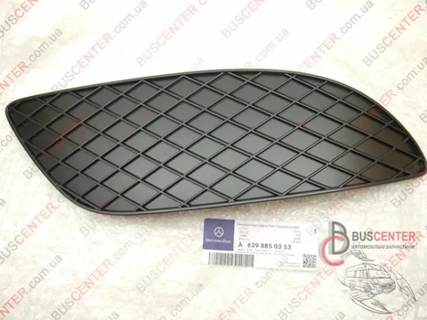 Grelha direita do pára-choque dianteiro A6398850353 Mercedes