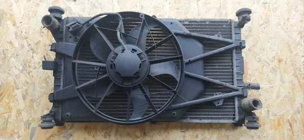 Ventilador elétrico de esfriamento montado (motor + roda de aletas) 98AB8C607 Ford