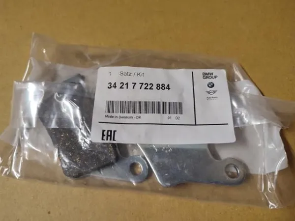 Sapatas do freio traseiras de disco 34217722884 BMW