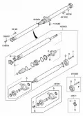 Rolamento suspenso da junta universal KIA Sportage JE