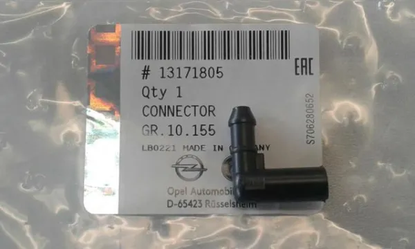 Válvula de retenção de fluido para lavador de pára-brisas 13171803 General Motors
