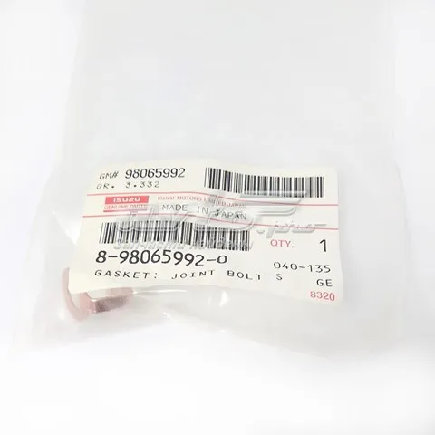 Vedante anular de tubo de combustível 8980659920 Isuzu