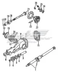 Junta universal traseira montada Subaru Forester S10, SF