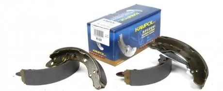Sapatas do freio traseiras de tambor K121 Kampol