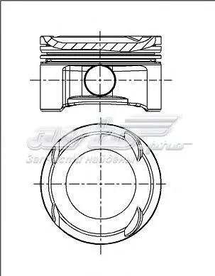 Pistão do kit para 1 cilindro, STD 8714130020 Nural