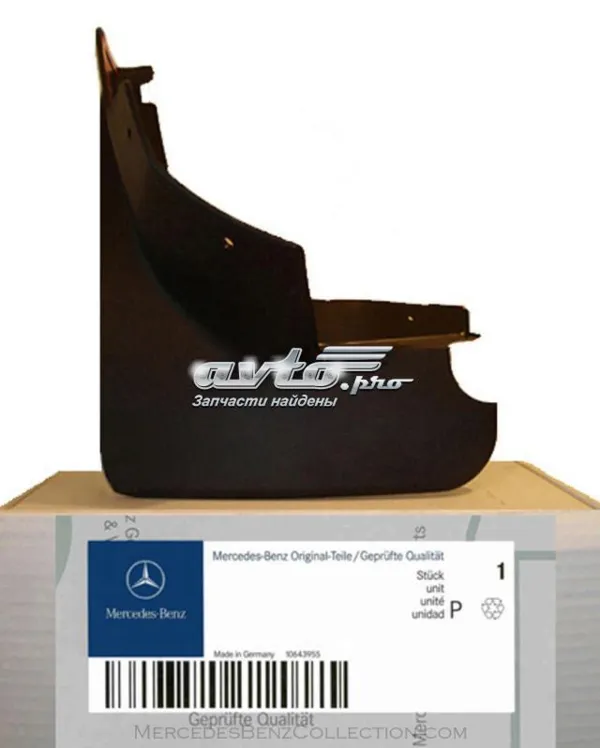 Protetores de lama dianteiros, kit Mercedes A W176