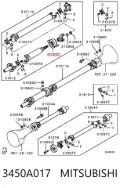 Rolamento suspenso da junta universal Mitsubishi L 200 KA, KB