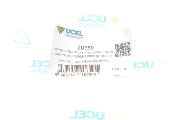Suporte de amortecedor dianteiro 10759 Uc-el