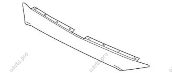 Moldura superior de grelha do radiador TK48507E1D64 Mazda