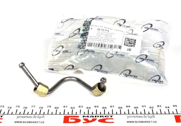 Tubo de combustível do injetor de 1º cilindro 0213075 Trucktec