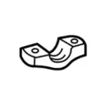Braçadeira de fixação da bucha de estabilizador dianteiro Toyota Land Cruiser J150
