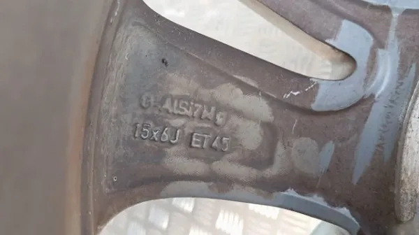 Discos de roda de aleação ligeira (de aleação ligeira, de titânio) Toyota Yaris P21