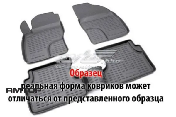 Tapetes dianteiros + traseiros, kit Chevrolet Spark (Matiz) M300