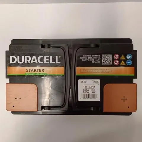 Bateria recarregável (PILHA) DS72 Duracell