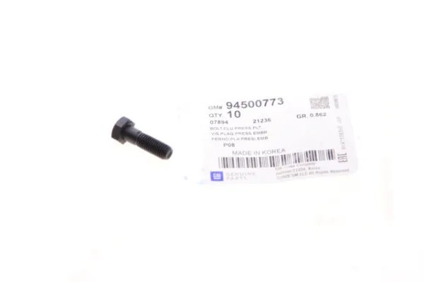 Parafuso de fixação da cesta de embraiagem 94500773 Peugeot/Citroen