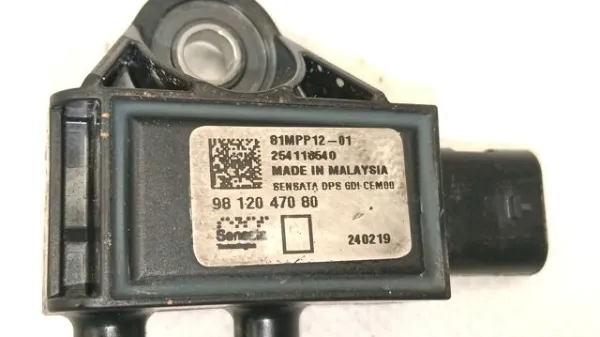 Sensor de pressão dos gases de escape 9812047080 Opel